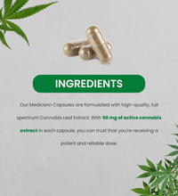 Cannabis Leaf Extract Capsule - 50mg