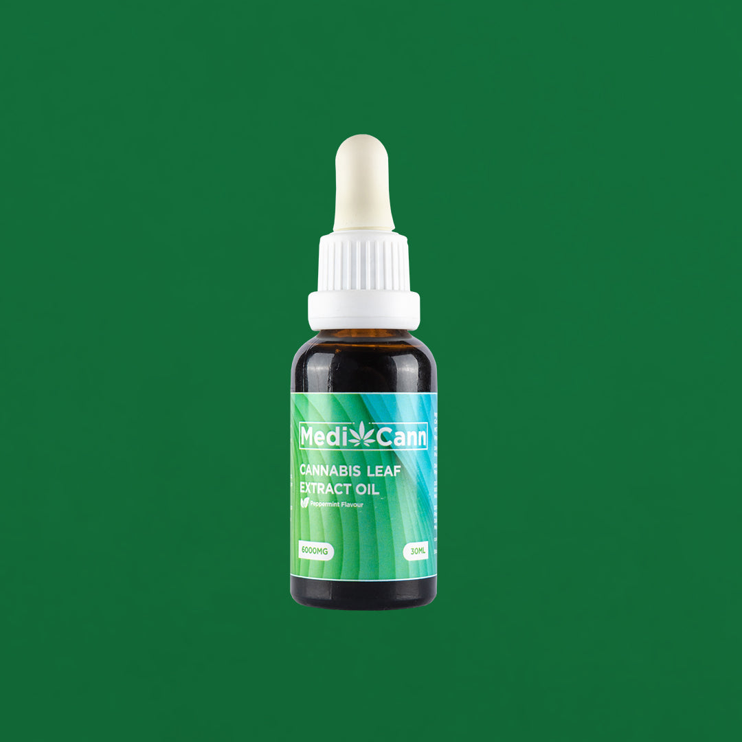 Medicann Cannabis Leaf Extract Oil Peppermint — Sublingual Vijaya Drops India