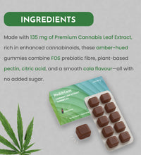 Medicann Cannabis Leaf Extract Gummies 135 mg - 1 Strip 10 Gummies